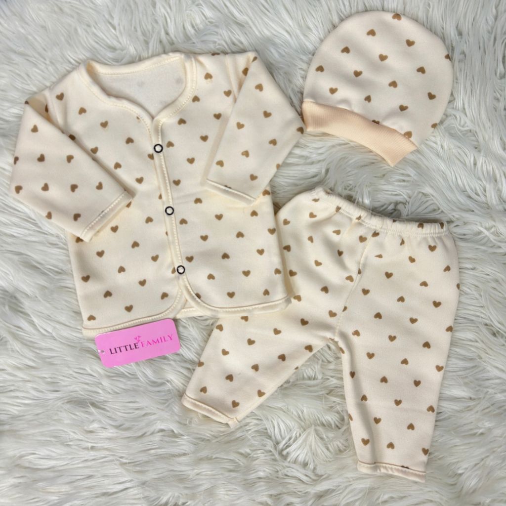 Premium 3-Piece Fleece Outfit Set – Pack of 3
