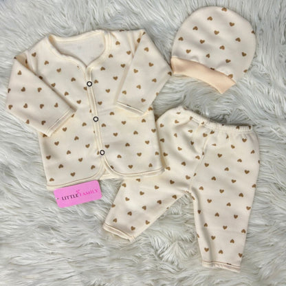Premium 3-Piece Fleece Outfit Set – Pack of 3