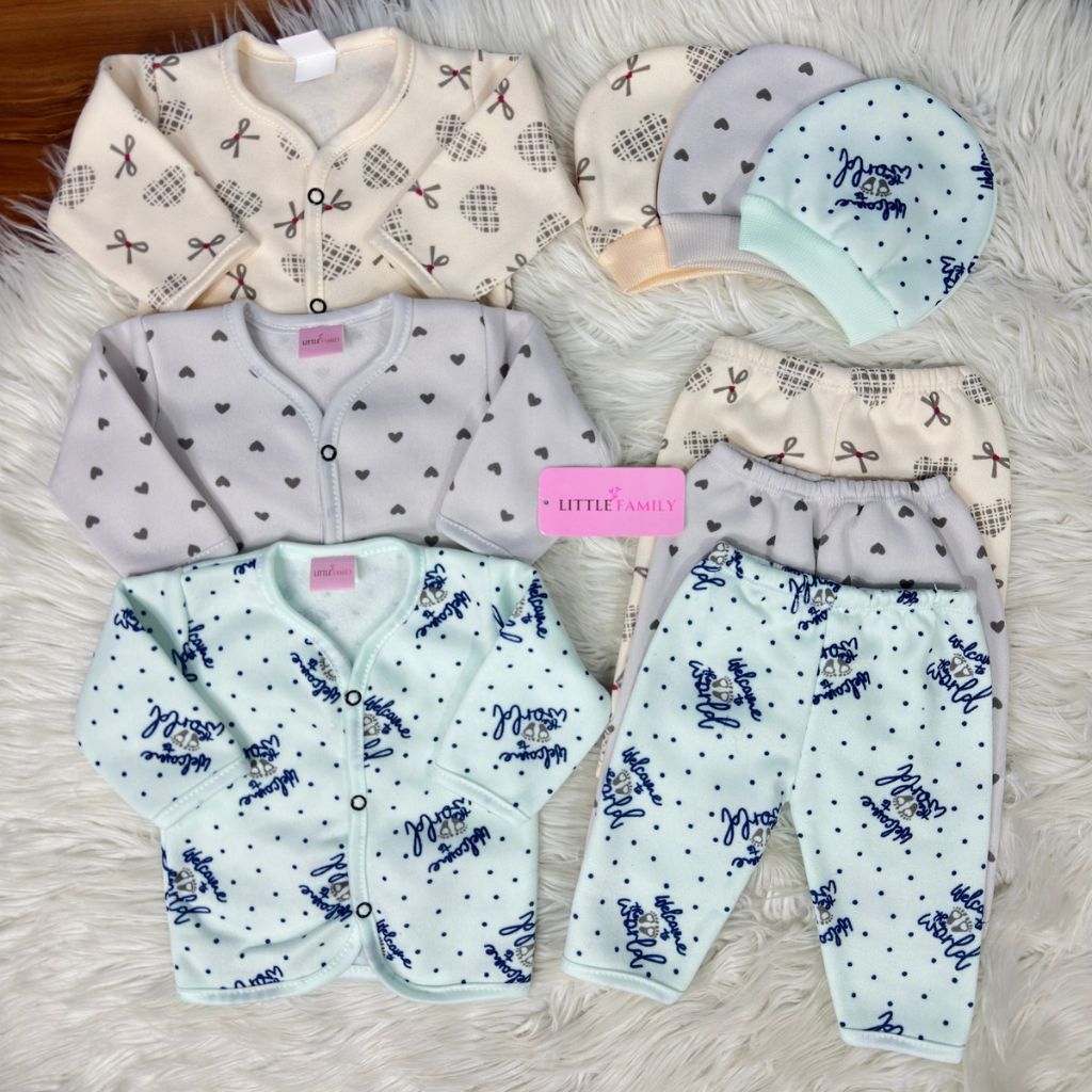 Premium 3-Piece Fleece Outfit Set – Pack of 3