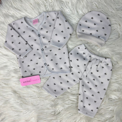 Premium 3-Piece Fleece Outfit Set – Pack of 3