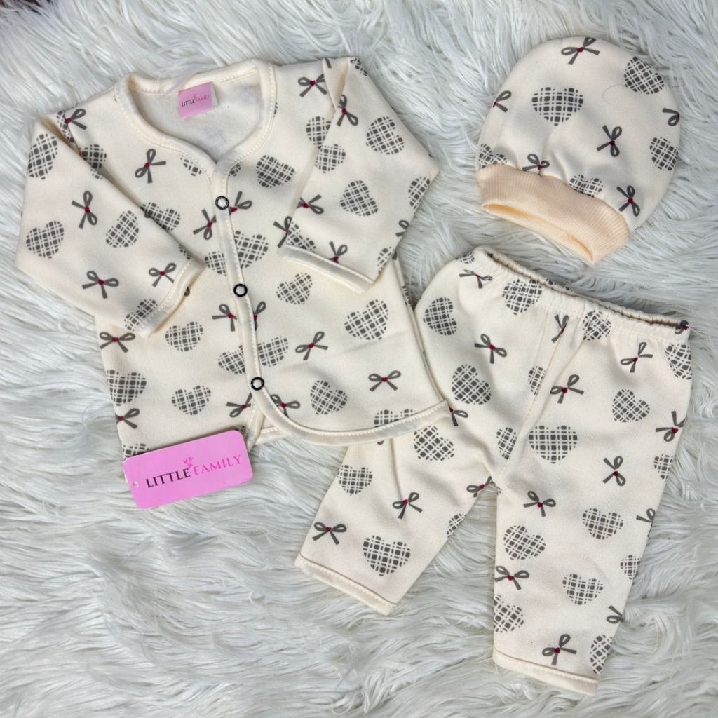 Premium 3-Piece Fleece Outfit Set – Pack of 3