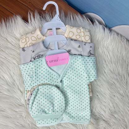 Premium 3-Piece Fleece Outfit Set – Pack of 3