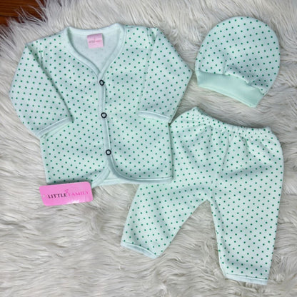 Premium 3-Piece Fleece Outfit Set – Pack of 3