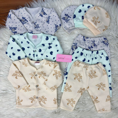 Premium 3-Piece Fleece Outfit Set – Pack of 3