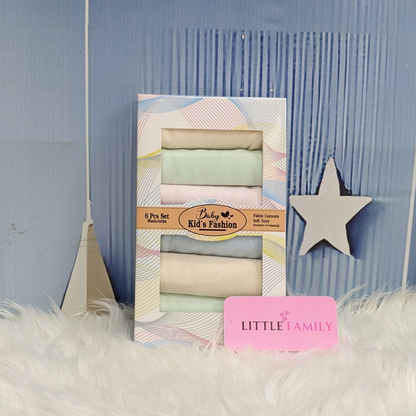 Premium Baby Face Towels – Set of 6 | Box Packing