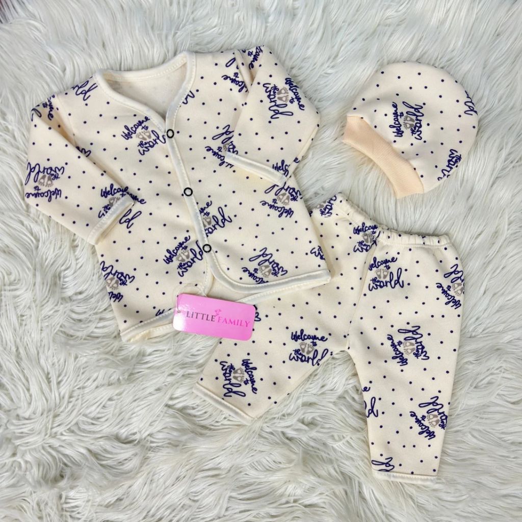 Premium 3-Piece Fleece Outfit Set – Pack of 3