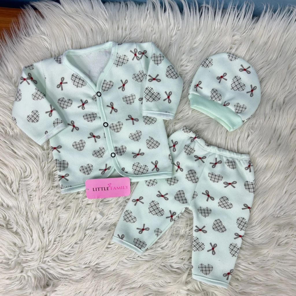 Premium 3-Piece Fleece Outfit Set – Pack of 3
