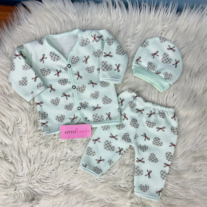 Premium 3-Piece Fleece Outfit Set – Pack of 3