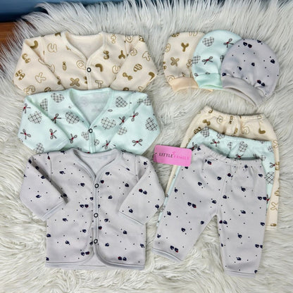 Premium 3-Piece Fleece Outfit Set – Pack of 3