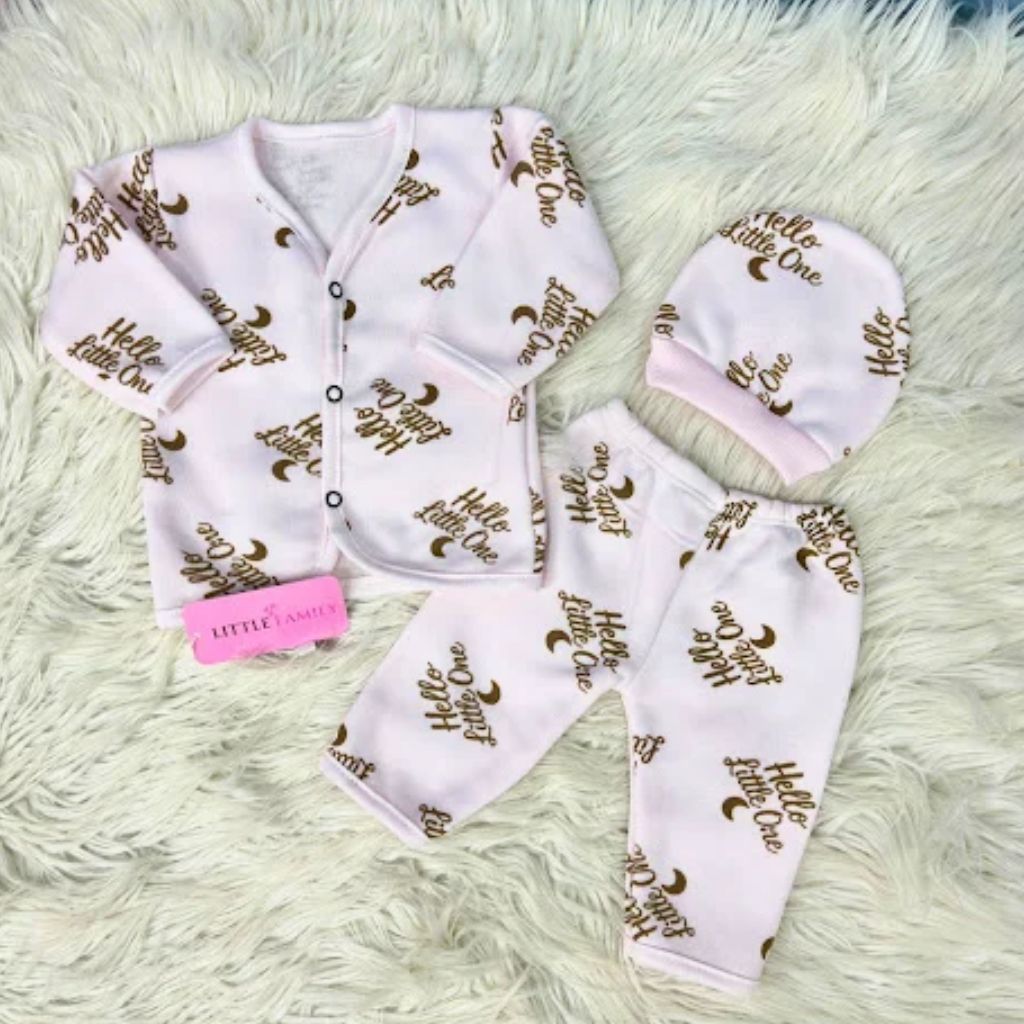 Premium 3-Piece Fleece Outfit Set – Pack of 3