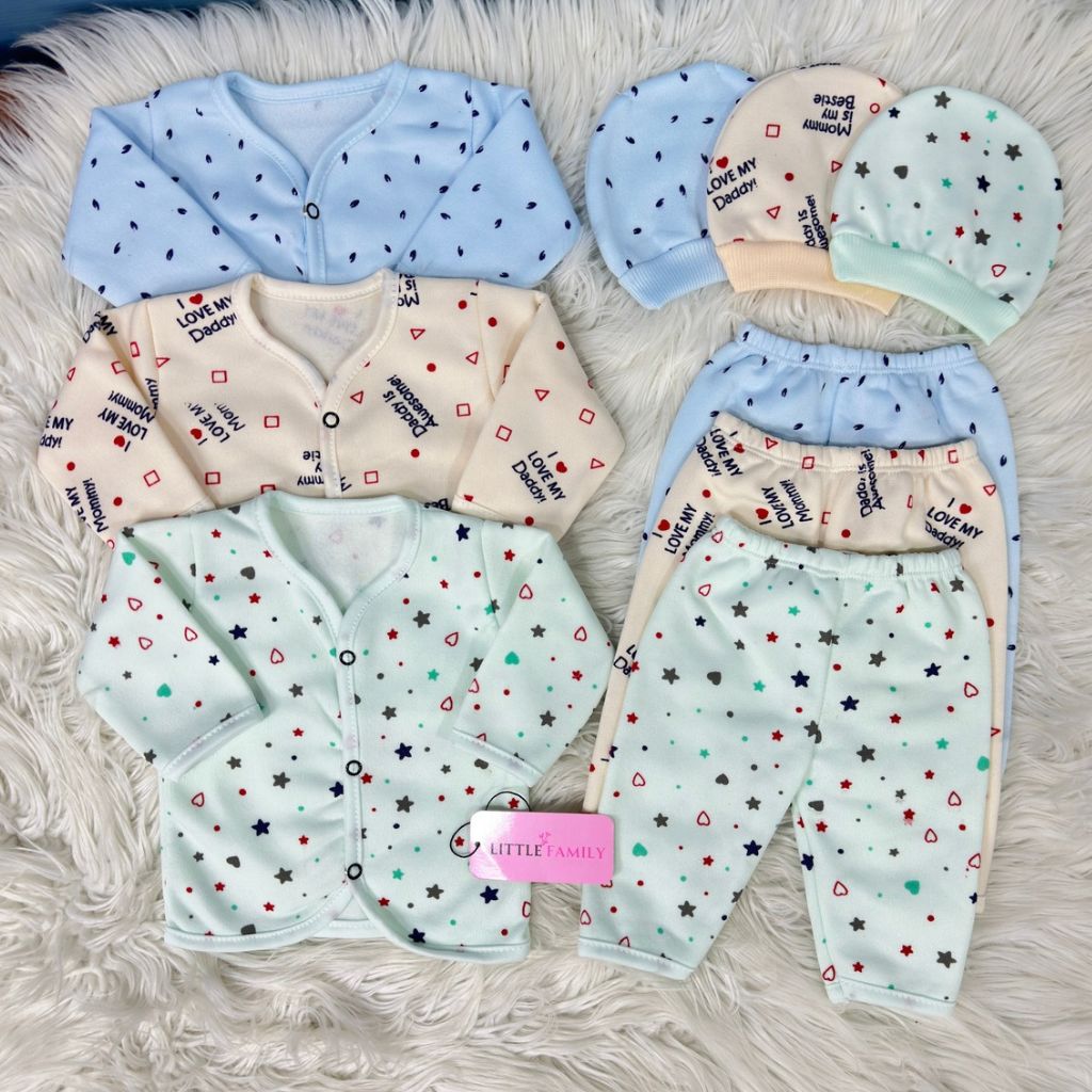 Premium 3-Piece Fleece Outfit Set – Pack of 3