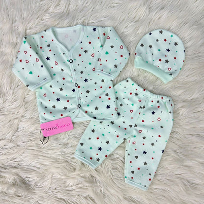 Premium 3-Piece Fleece Outfit Set – Pack of 3