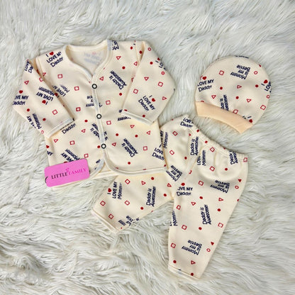 Premium 3-Piece Fleece Outfit Set – Pack of 3