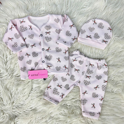 Premium 3-Piece Fleece Outfit Set – Pack of 3