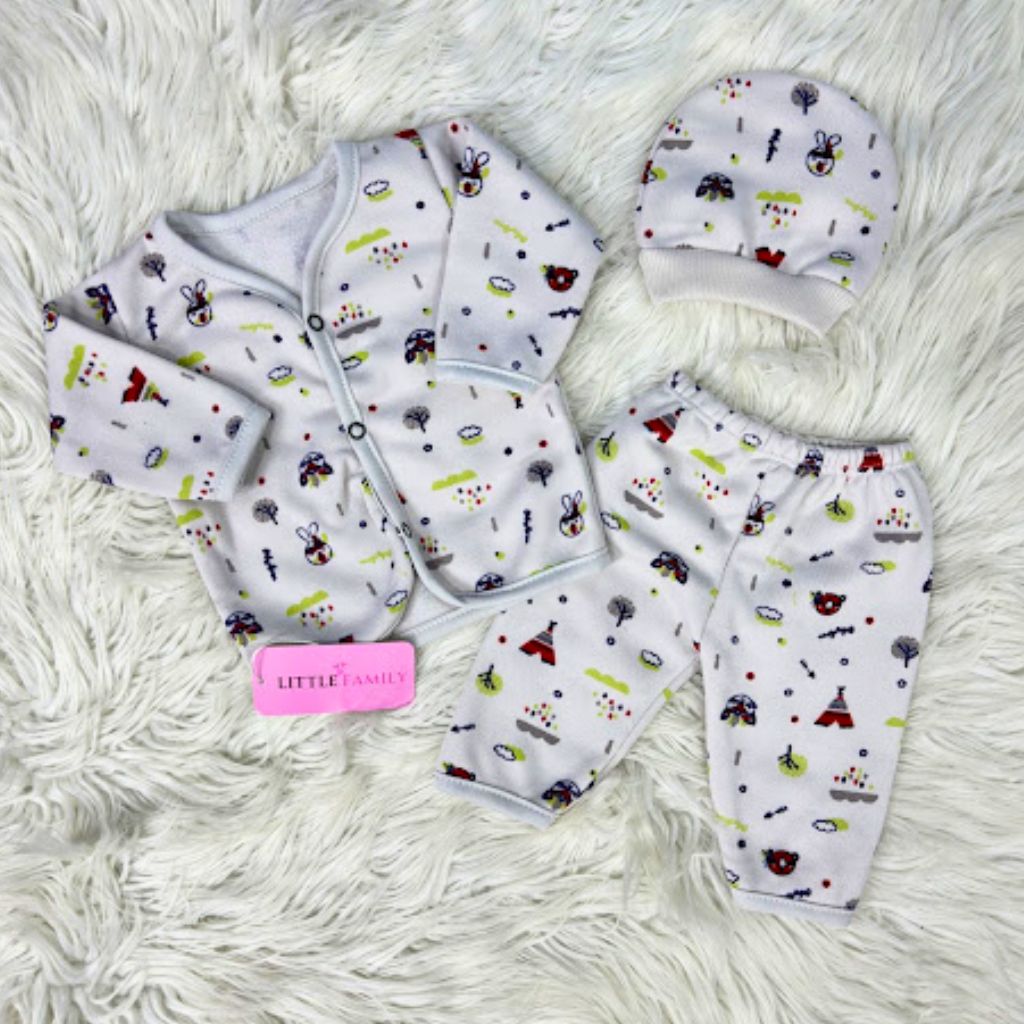 Premium 3-Piece Fleece Outfit Set – Pack of 3