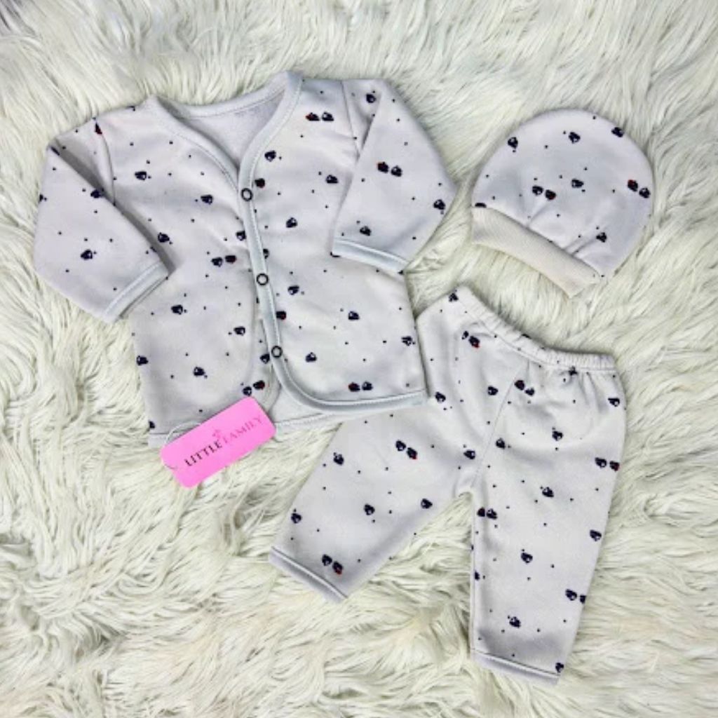 Premium 3-Piece Fleece Outfit Set – Pack of 3