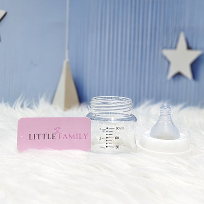 Premium Glass Baby Feeder 3 Oz | Angel Wings