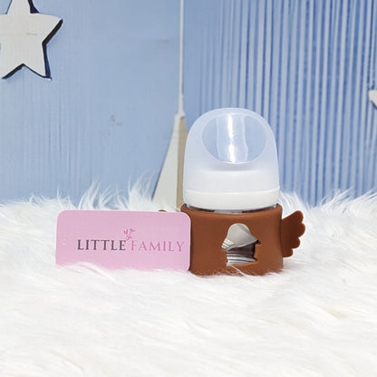 Premium Glass Baby Feeder 3 Oz | Angel Wings