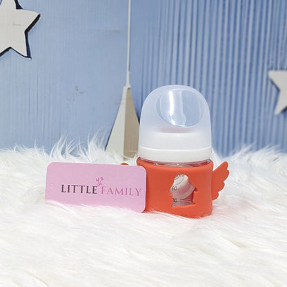 Premium Glass Baby Feeder 3 Oz | Angel Wings