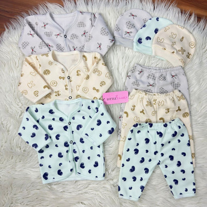 Premium 3-Piece Fleece Outfit Set – Pack of 3