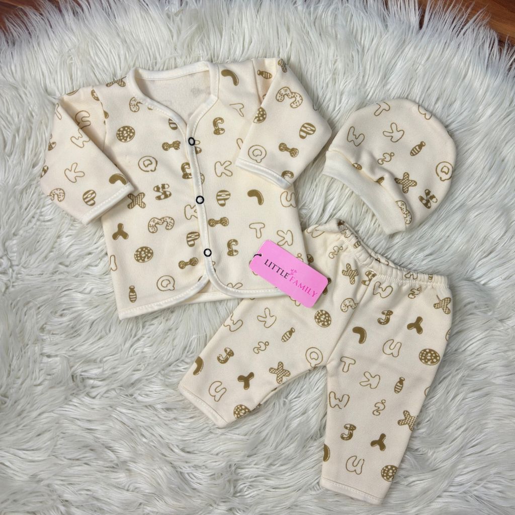 Premium 3-Piece Fleece Outfit Set – Pack of 3