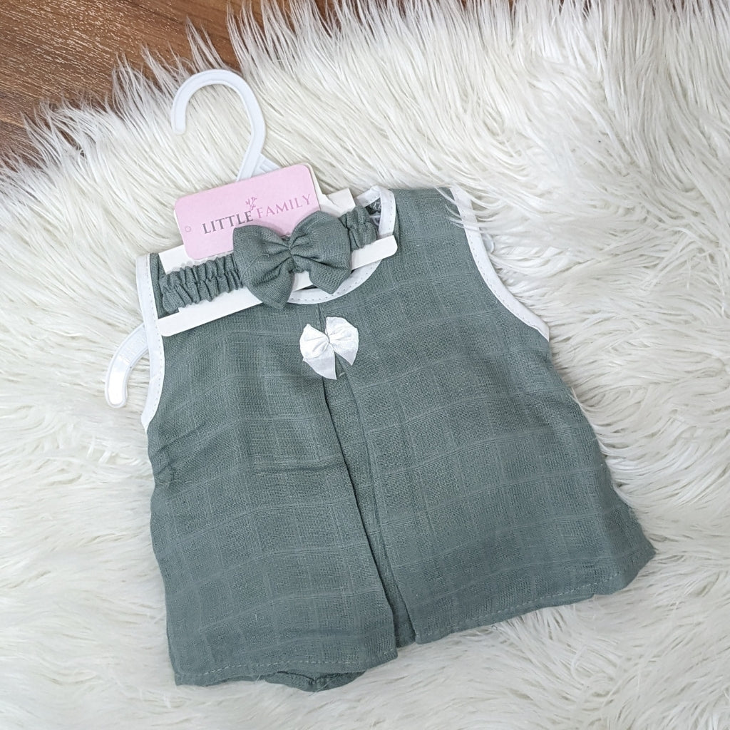 Premium Baby Frock Set with Nappy