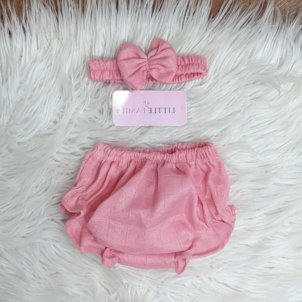 Premium Baby Frock Set with Nappy