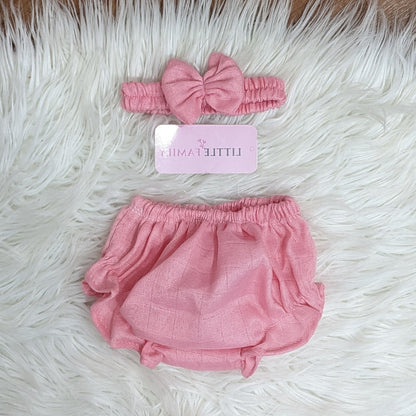 Premium Baby Frock Set with Nappy
