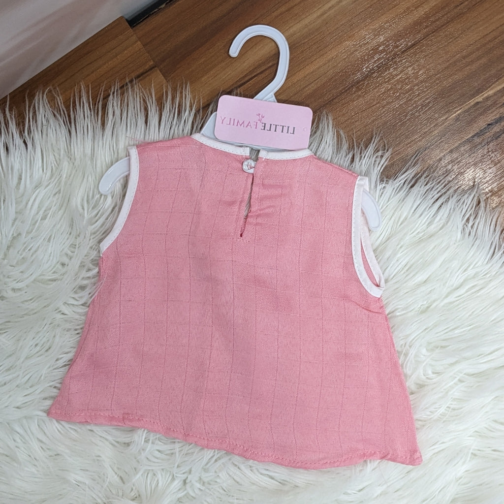 Premium Baby Frock Set with Nappy