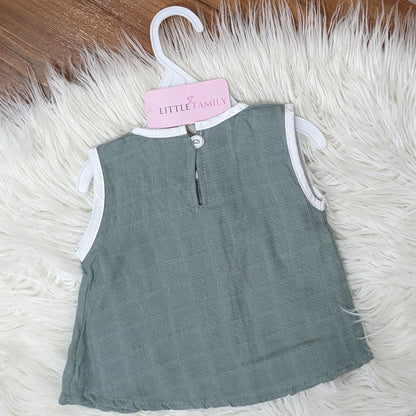 Premium Baby Frock Set with Nappy