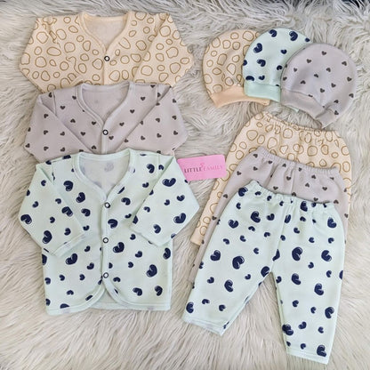 Premium 3-Piece Fleece Outfit Set – Pack of 3