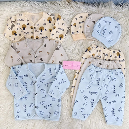 Premium 3-Piece Fleece Outfit Set – Pack of 3