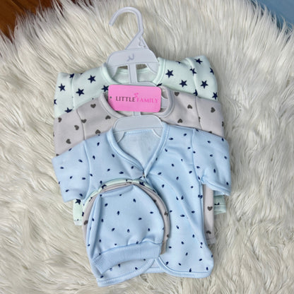 Premium 3-Piece Fleece Outfit Set – Pack of 3