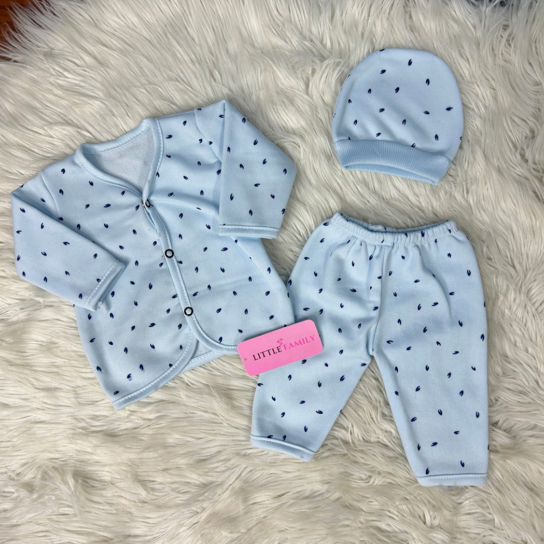 Premium 3-Piece Fleece Outfit Set – Pack of 3