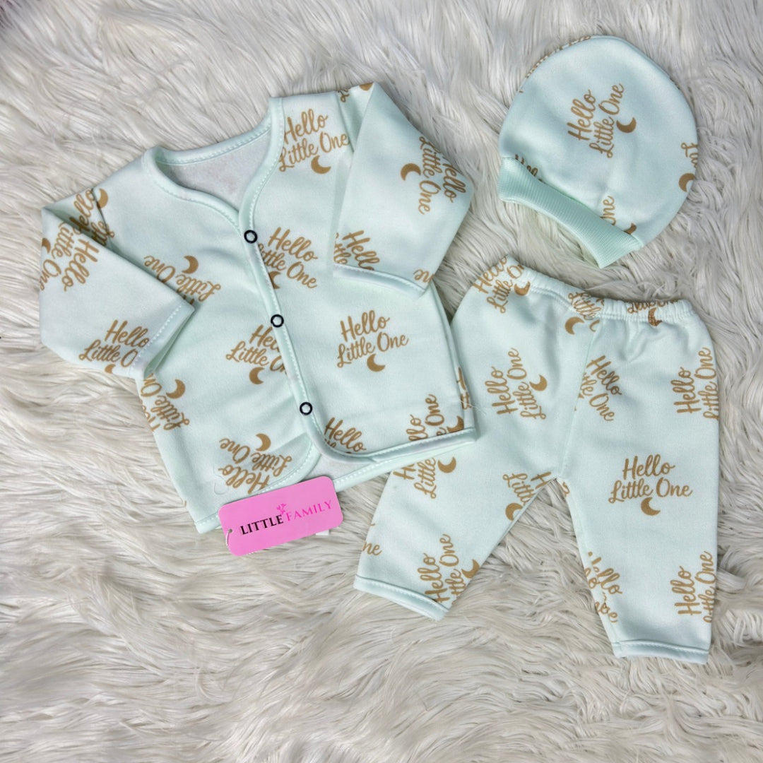 Premium 3-Piece Fleece Outfit Set – Pack of 3