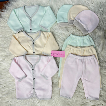 Premium 3-Piece Fleece Outfit Set – Pack of 3