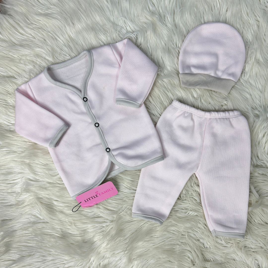 Premium 3-Piece Fleece Outfit Set – Pack of 3