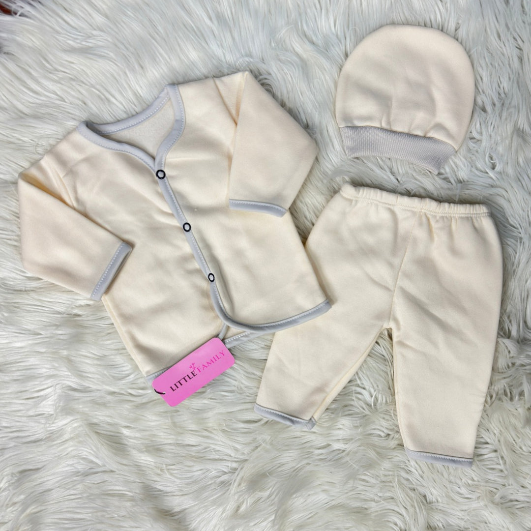 Premium 3-Piece Fleece Outfit Set – Pack of 3