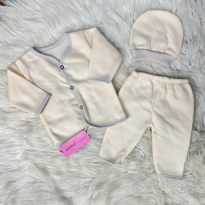 Premium 3-Piece Fleece Outfit Set – Pack of 3