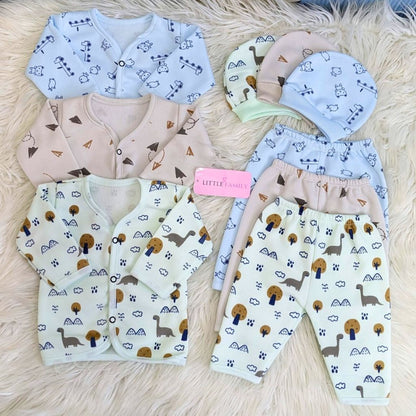 Premium 3-Piece Fleece Outfit Set – Pack of 3