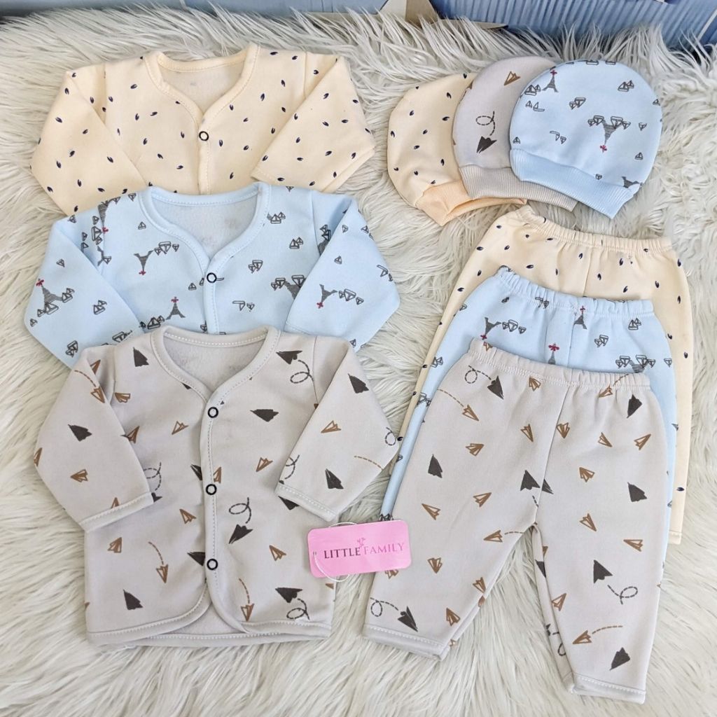 Premium 3-Piece Fleece Outfit Set – Pack of 3