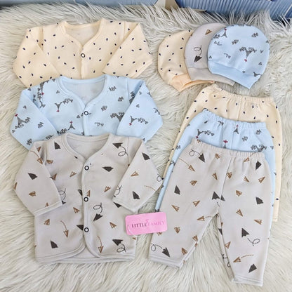 Premium 3-Piece Fleece Outfit Set – Pack of 3