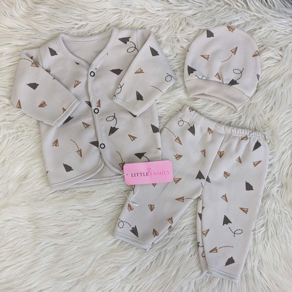 Premium 3-Piece Fleece Outfit Set – Pack of 3