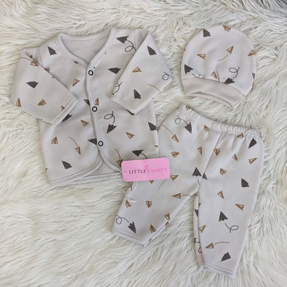 Premium 3-Piece Fleece Outfit Set – Pack of 3