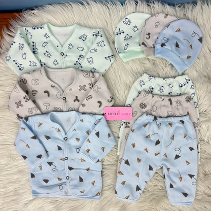 Premium 3-Piece Fleece Outfit Set – Pack of 3