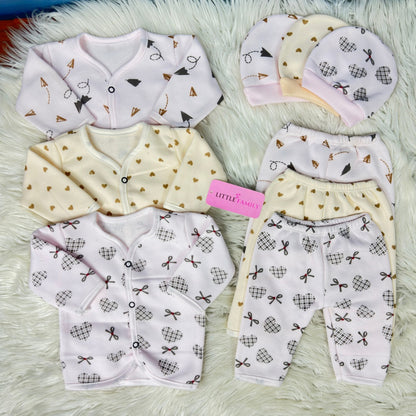 Premium 3-Piece Fleece Outfit Set – Pack of 3