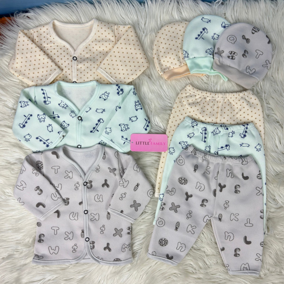 Premium 3-Piece Fleece Outfit Set – Pack of 3