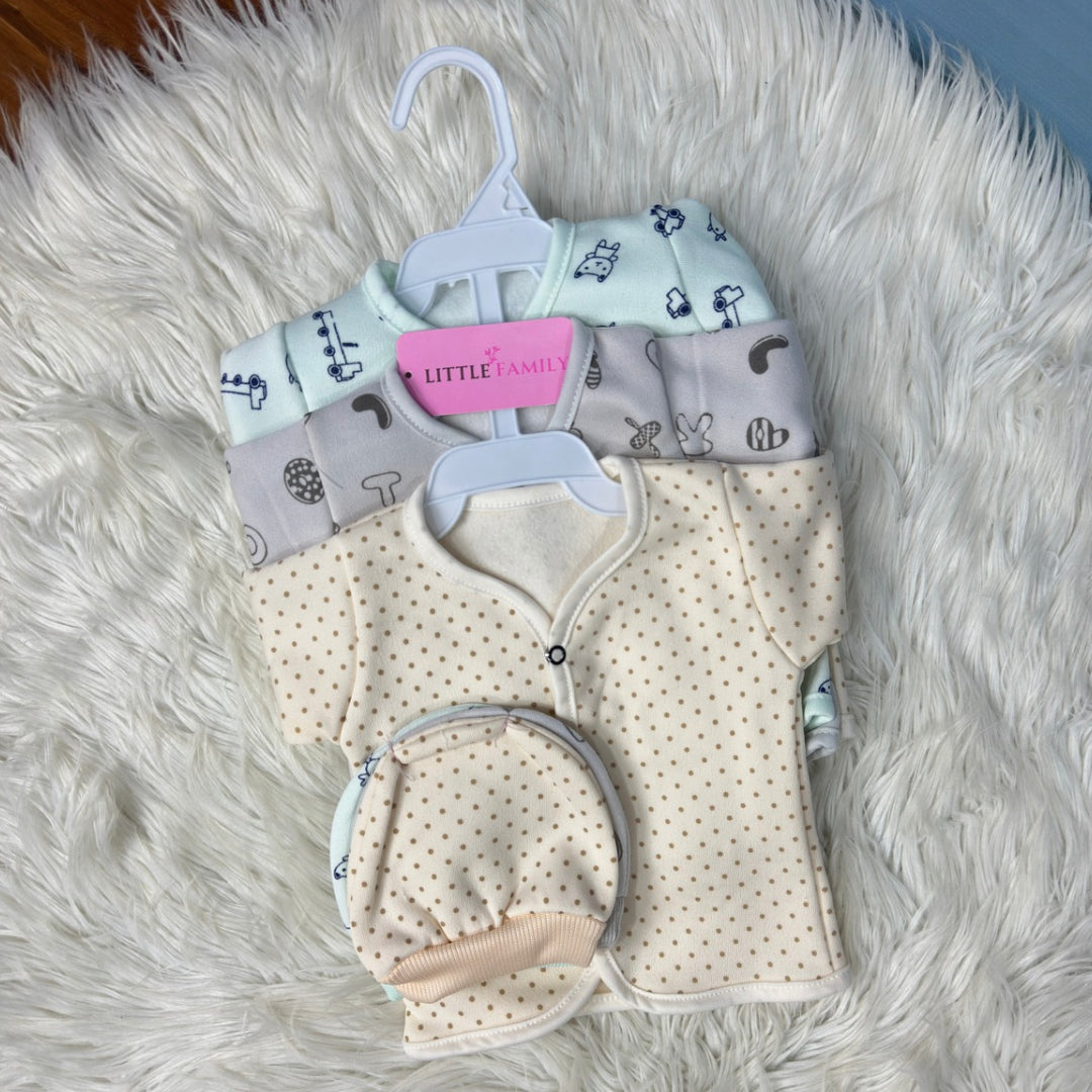 Premium 3-Piece Fleece Outfit Set – Pack of 3