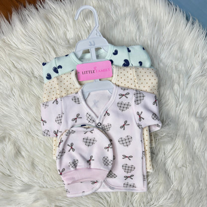 Premium 3-Piece Fleece Outfit Set – Pack of 3