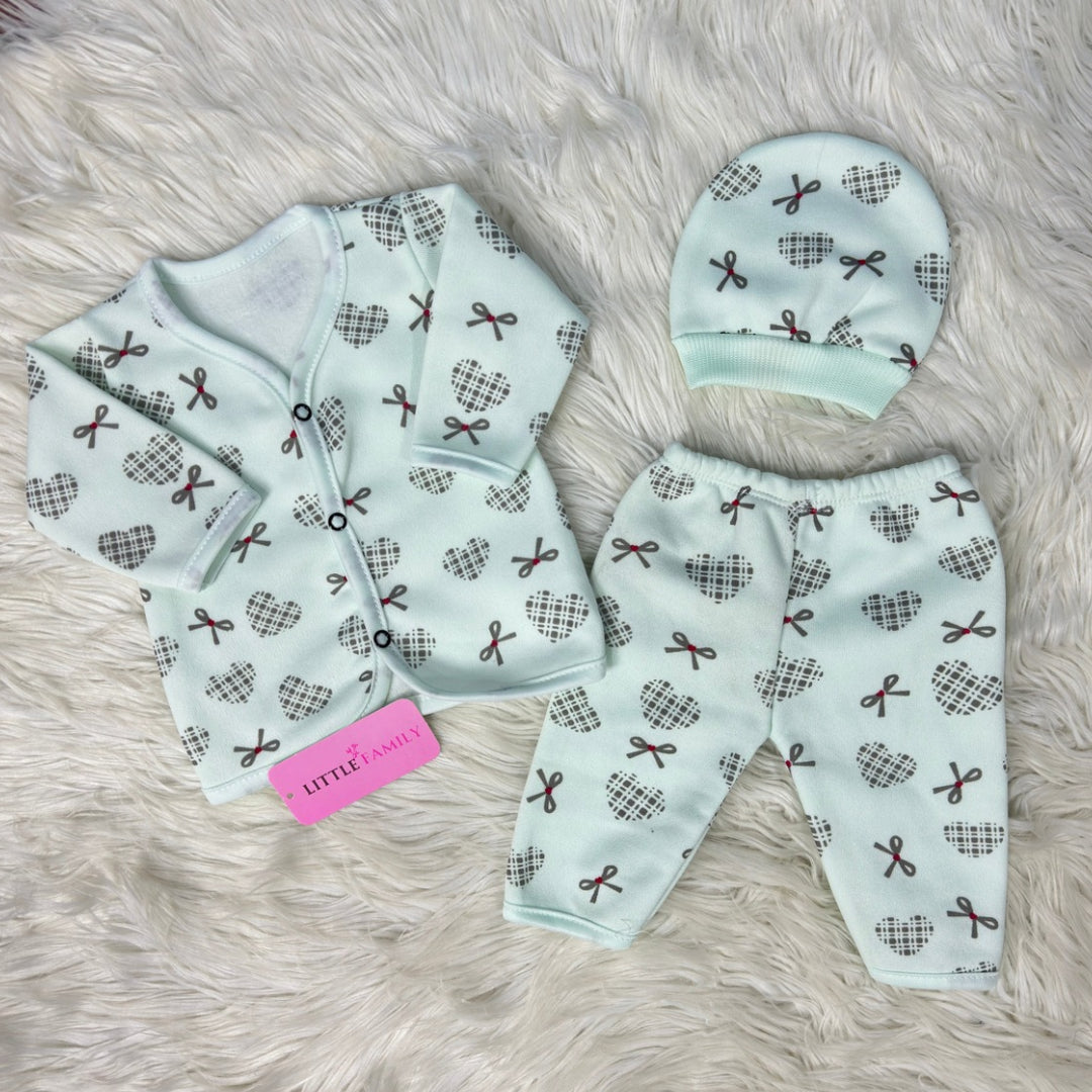 Premium 3-Piece Fleece Outfit Set – Pack of 3